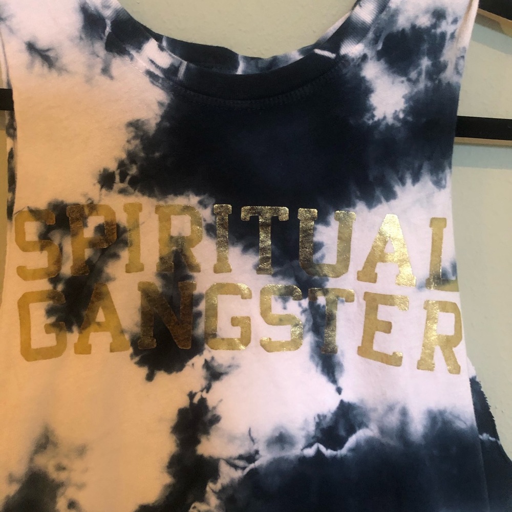 Spiritual Gangster — Tie Dye Muscle Tank — Small